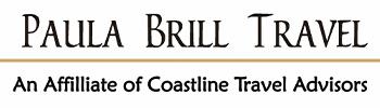 Paula Brill Travel , an independent affiliate of Coastline Travel Advisors